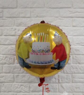 Balon Happy Birthday Sasiedzi