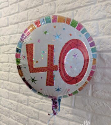 Balon na 40 urodziny