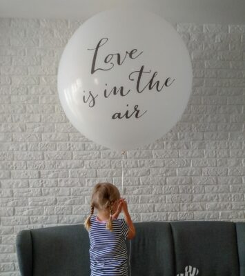 Balon love is in the air 100cm