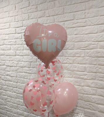 Bukiet 15 Baby Shower (Narodziny dziecka) dla dziewczynki