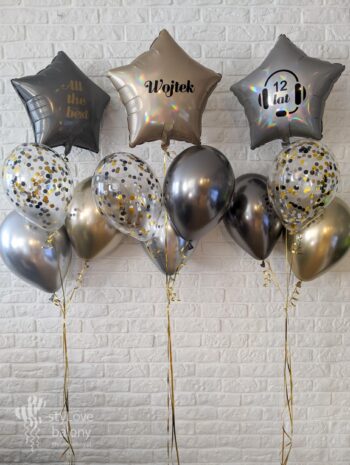 Zestaw balonów personalizowanych na urodziny 1