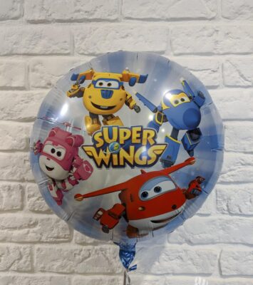 Balon foliowy okrągły 45 cm Super Wings